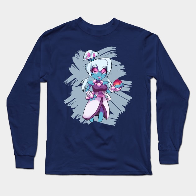 Mystery Skulls-Shiromori Long Sleeve T-Shirt by Midnight_rabbit